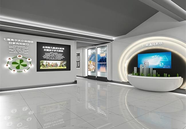 合肥展廳裝修設計出具有藝術(shù)化展示風格效果