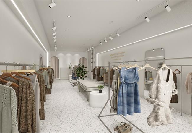 合肥服裝店門面裝修，設計施工一步到位，解決您的后顧之憂！