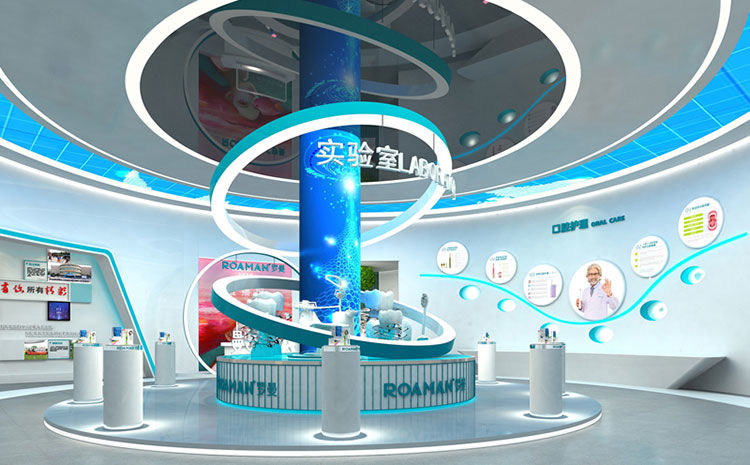 合肥展示展廳設(shè)計(jì)公司，科技展廳設(shè)計(jì)效果圖
