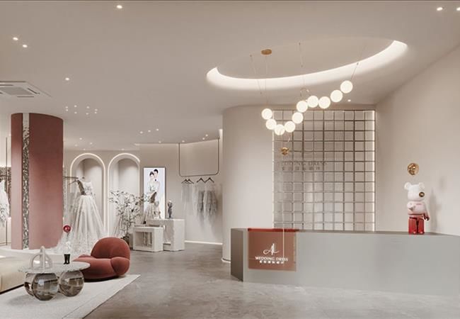 婚紗店設(shè)計(jì)效果圖，合肥婚紗店裝修需要注意的設(shè)計(jì)要點(diǎn)！