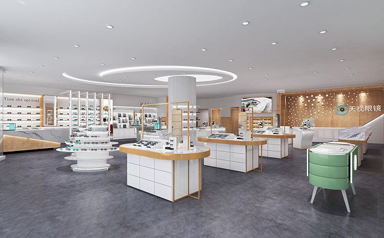 合肥眼鏡店裝修公司哪家比較專業(yè)？眼鏡店裝修設(shè)計圖