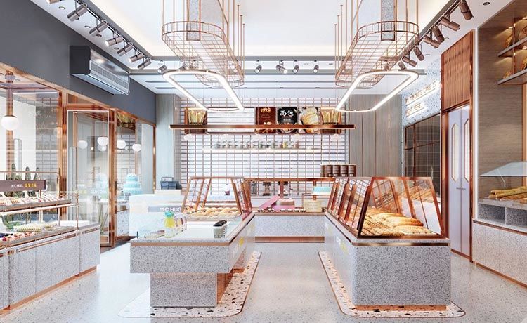 合肥蛋糕店連鎖店裝修，燈光應該如何設計?