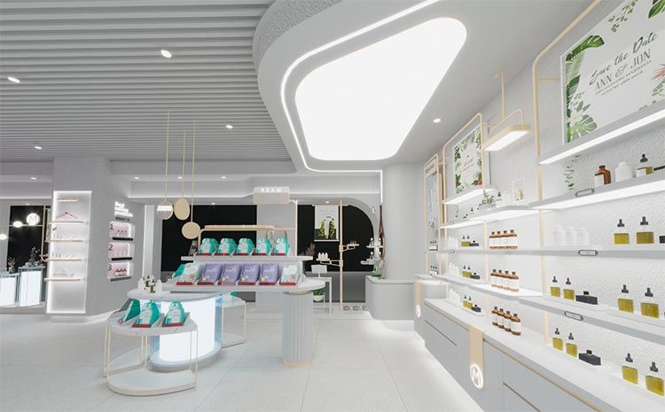 合肥化妝品店裝修，如何通過裝修提高店面的附加值？